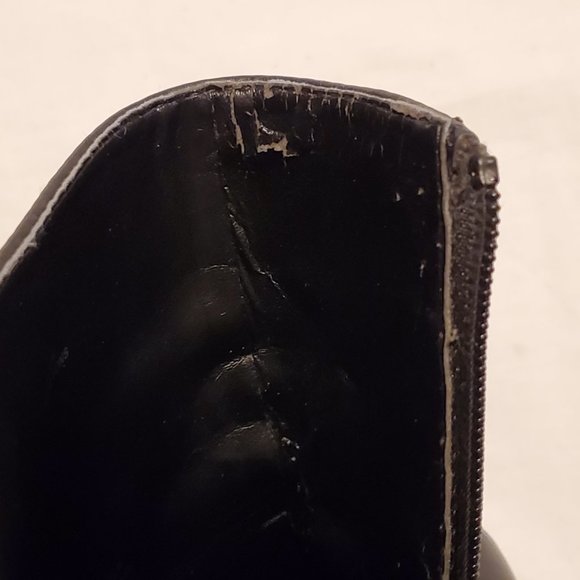 Enzo Angiolini Black Platform Ankle Boots with Silver Accents & Straps Size 8.5 - Picture 13 of 13